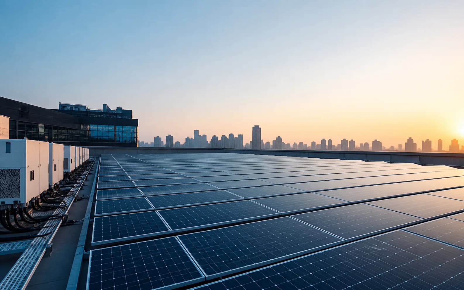 Rooftop solar panels, inverters and generation infrastructure